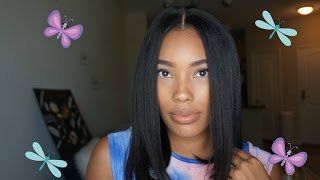 Realistic Wig!: Wow African Yaki Straight Bob Lace Wig