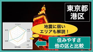 港区特集！東京23区住みやすさ調査｜治安・将来人口など