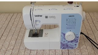 Brother XM2701 sewing machine review with a project tabletop / compare with SM2700 sewing machine