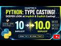 Python Type Casting Tutorial: Implicit vs Explicit Conversion (Chapter 5)