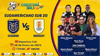 #SUB20 #ECUADOR VS #URUGUAY #MUNDO DEPORTIVO - COBERTURA FM 104.1 📻🎙