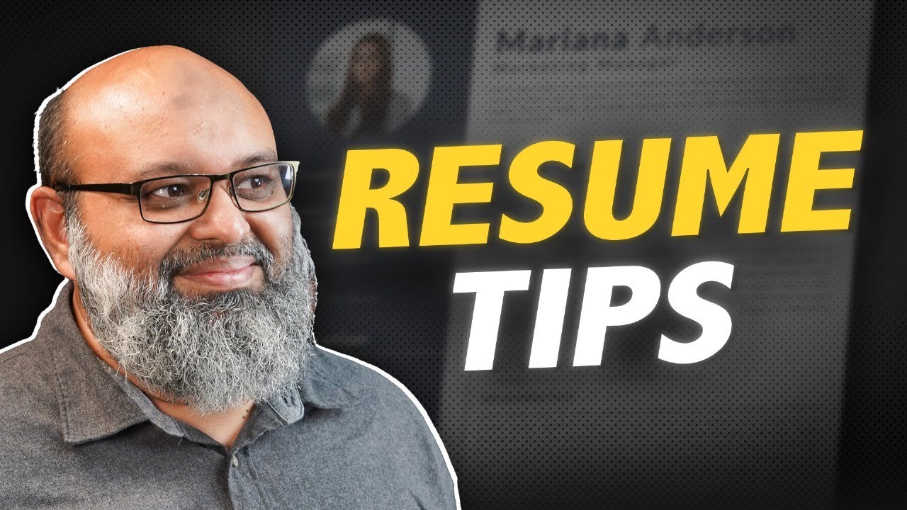 Resume Tips Youtube