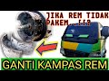 JIKA REM TIDAK PAKEM || GANTI KAMPAS REM BARU || Mekanik truk || Bengkel syamsul di riau