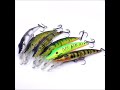 new ultra realistic hard bait minnow 105mm 17 4g