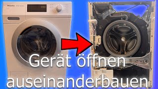 🔧 Miele Waschmaschine W1 Classic öffnen – Schritt-für-Schritt Reparaturanleitung