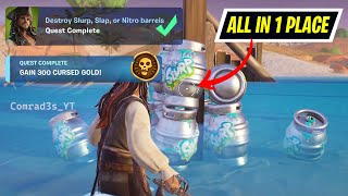 How to EASILY Destroy Slurp, Slap, or Nitro barrels Fortnite