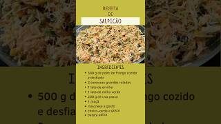 Receita de Salpicão #receita #salpicão