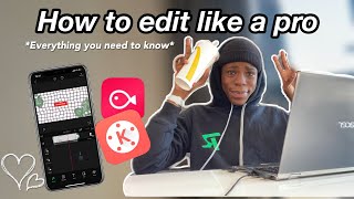 HOW TO EDIT YOUR YOUTUBE VIDEOS *like a pro* |for beginners (free!!)♡︎