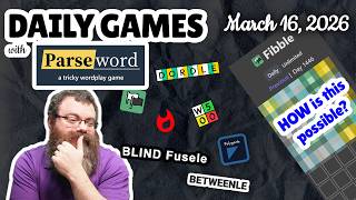 Parseword and other Daily Games | March 16, 2026