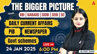 24 Jan Current Affairs 2025 | PIB, Newspaper, Govt Schemes | Insights by Pinky Yadav 📚