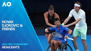 Novak Djokovic & Friends Charity Event Highlights | Australian Open 2024