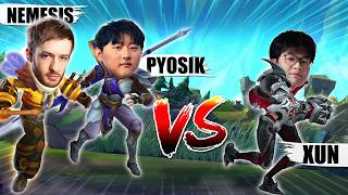 WHAT HAPPENS WHEN WORLDS WINNER PYOSIK & NEMESIS MEET BLG XUN IN SOLOQ..