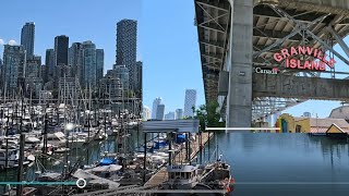 福溪岸边与Granville Island #温哥华 #海外生活 #海外华人 #社会人vlog #生活vlog #加拿大 #城市漫步 #风景 #漫步 #城市散步 #自由不散漫