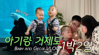 [VLOG] 꽉!꽉!🩷채운 우리의🎄1박2일 삼겹살 | 황제버섯 | 짬뽕 | 탕수육 | 오뎅뱅이탕 | 맘스터치 | 싸이버거 | 거제씨월드 | 거제맛집 | 리쿡음식물처리기