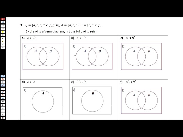 Shading Venn Diagrams With Two And Three Sets: Complements,