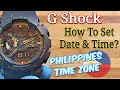 Casio G-Shock | How To Set Time and Date for The Philippines Time Zone? 🇵🇭