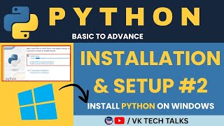 Installing Python and Writing Your First Program in English | Python Tutorial #2