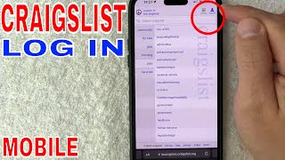 ✅ How To Log In To Craigslist On Mobile 🔴