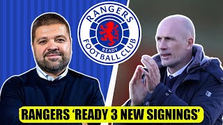 Rangers Ready ‘Three New Signings’ After One Deal Already Confirmed!