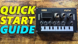 NTS-1 Beginner's Quick Start Guide