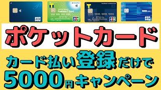 【実感】1カ月ポケットカードを使って分かったメリット！キャンペーンをうまく使おう！