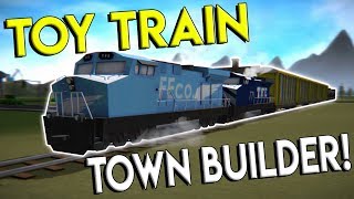 BUILDING A TOY TRAIN WORLD & RIDING TRAINS! - Train Frontier Classic Gameplay - Toy Train Game
