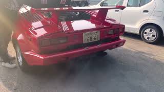 【牛田組】ポルくんのカウンタックlamborghini countach パート①チュービーみたいなマフラー