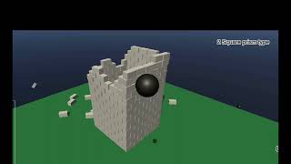 Building Collapse Simulation in physics engine