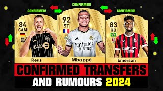 ALL NEW CONFIRMED TRANSFERS & RUMOURS! 🚨😱 ft. Mbappe, Reus, Emerson... etc