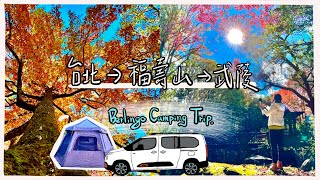 【車露旅遊6】福壽山｜蘋果屋｜ 武陵農場｜車露｜車尾帳｜車邊帳｜楓葉｜落羽松｜雪鐵龍｜布丁狗｜放鬆｜露營｜Berlingo