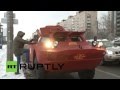 Russian armoured vehicle used as TAXI -   BRDM 2