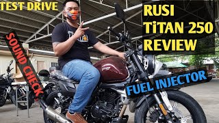 RUSI TiTAN 250 REVIEW | SOUND CHECK AND TEST DRIVE