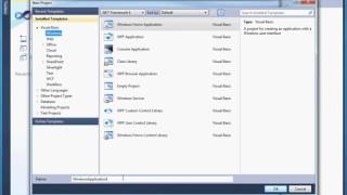 VB.NET dropdown menu
