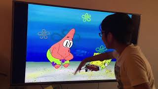 Beating up Patrick!!