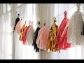 Tissue & Mylar Paper Tassel Garland - Part 1