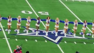 Alternate Angle 2024 DCC pregame performance 12/22/24 vs TB Bucs Dallas Cowboys Cheerleaders