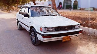 TOYOTA COROLLA GL SALOON 1987 QUICK REVIEW BY E\u0026EP AUTOS