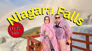 MUST SEE! Niagara Falls USA | Amazing Viewpoint \u0026 Get WET | World Famous Waterfall | POV Adventure!