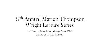 37th Annual Marion Thompson Wright Lecture Series - Katie Singer