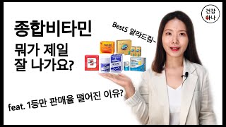 약국판매 제약회사 종합비타민 판매순위 Best 5