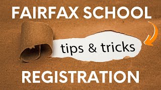 Fairfax County School Common Registration Mistakes