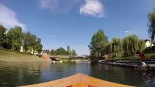 Ljubljana River Boat time lapse