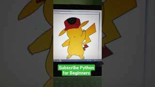 Pokemon design using python programming language.. #shorts #pokemon #python #programing