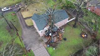 03-17-2021 Mount Olive, AL - Tornado Damage - Devastated Community - Aerial Footage