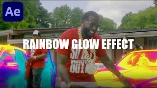 RAINBOW TRIPPY GLOW Effect (Easy) | Adobe After effects Tutorial