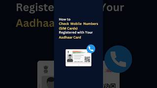 How to Check Mobile Numbers (SIM Cards) Registered with My Aadhar Card In 2023