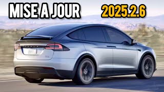 Mise à jour Tesla 2025.2.6