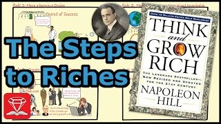 THINK AND GROW RICH BY NAPOLEON HILL (ANIMATED SUMMARY) | THE STEPS TO RICHES