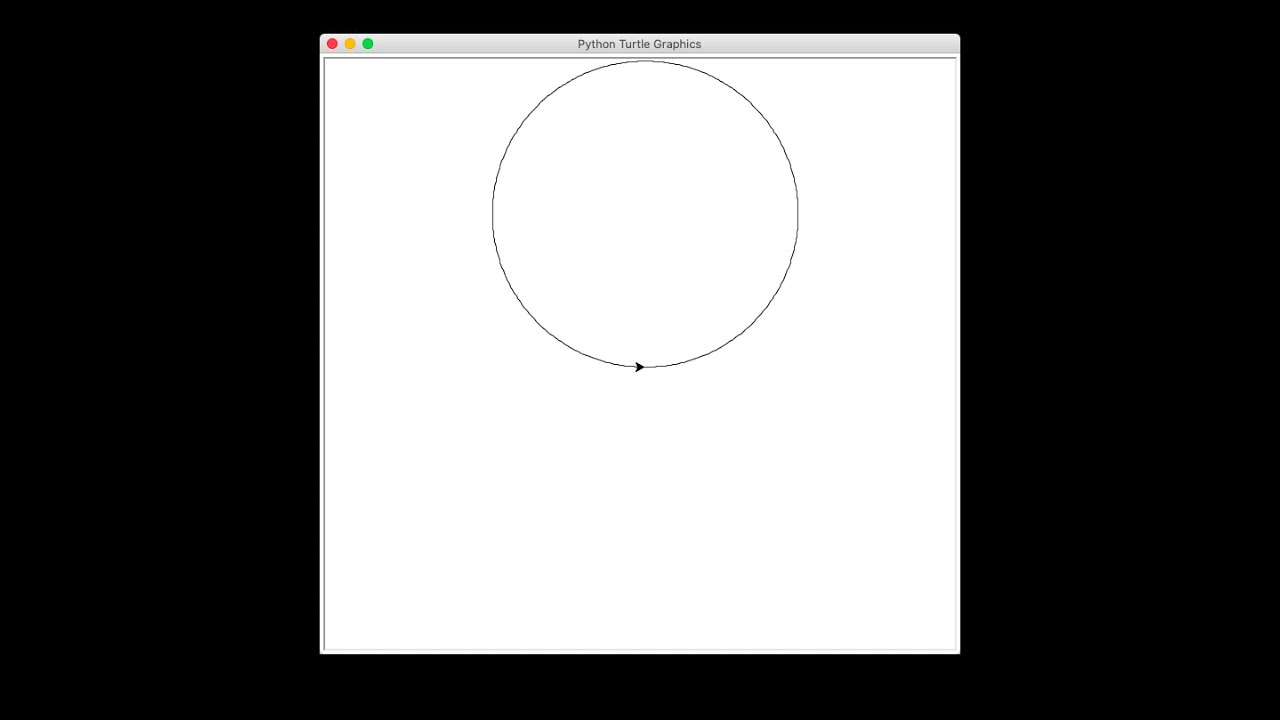 How To Draw A Circle With Python Turtle - YouTube