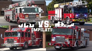 Old vs. New Fire Trucks Compilation #2